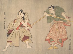 Tanımlanamayan Bir Dramadan Bir Sahne, ca. 1800. by Utagawa Toyokuni I