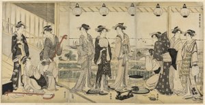 Güneydeki Dört Mevsim (Minami Shiki): Yaz Sahnesi by Utagawa Toyokuni I
