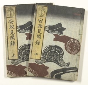 Ansei döneminden raporlar Ansei kenmonroku (nesne üzerindeki başlık) by Utagawa Yoshiharu