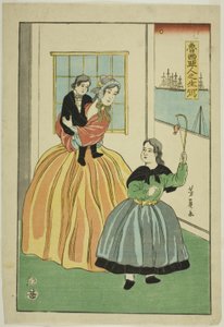 Russi planı D et al. by Utagawa Yoshikazu