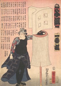 İtfaiyeci, ca. 1858. by Utagawa Yoshitora