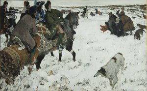 Avda Peter I, 1902 by Valentin Aleksandrovich Serov