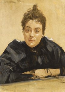 Sanatçının portresi Maria Yakunchikova-Weber 1870-1902 by Valentin Aleksandrovich Serov