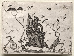 Aşıklar Çifti, 1626. by Valentin Sezenius