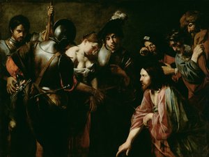İsa ve Zina by Valentin de Boulogne
