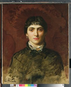 Koyu Saçlı Bir Kadın Portresi, 1884
