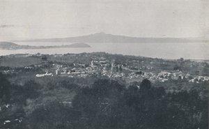 Auckland Limanı, 1924 by Valentine and Sons Ltd