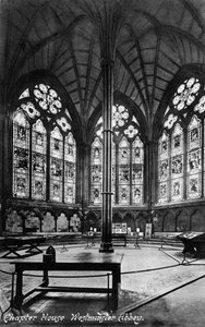 Bölüm Evi, Westminster Abbey, 20. yüzyıl by Valentine and Sons Ltd