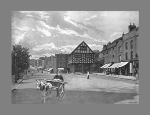 Pazar Yeri, Ledbury, c1900 by Valentine and Sons Ltd