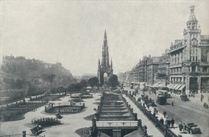 Princes Caddesi, Edinburg, 1910 by Valentine and Sons Ltd