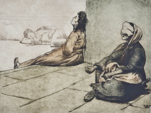 Napoliten dilenciler (çizim)