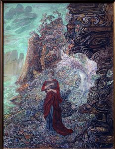 Sappho ve Pegasus by Vasili Dmitrievich Millioti