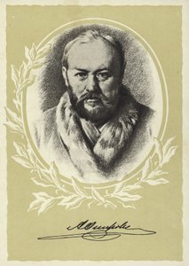 Alexander Ostrovsky, Rus oyun yazarı by Vasili Grigorevich Perov