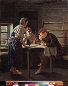 Hacının resepsiyonu. Vasili (Vassili) Grigorievich Perov