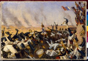 La fin de la bataille de Borodino, le 7 eylül 1812 (Borodino Savaşı