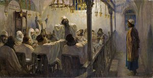 Il est coupable de la mort - Ölümden suçlu! - Polenov, Vasili Dmitrievich (1844-1927) - 1906 - Tuval üzerine yağlıboya - 113x220 - Özel Koleksiyon (Sanatçının 1890-1900