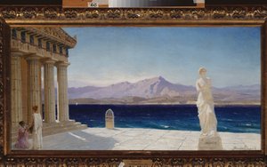 Antik Manzara (Yunanistan) - Antik Manzara - Tablo Vasili Dmitrievich Polenov (1844-1927), tuval üzerine yağlı boya