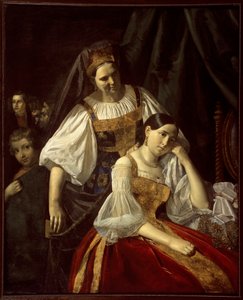 ""Seyahat Hazırlıkları"" Tablosu Vassili Feklistov (Feklistov) (19. yüzyıl) 1848 Dim 141x114 cm Devlet Rus Müzesi, Saint Petersburg (Petersburg) by Vassili Feklistov