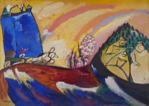 Troyka ile boyama, 4036. by Wassily Kandinsky