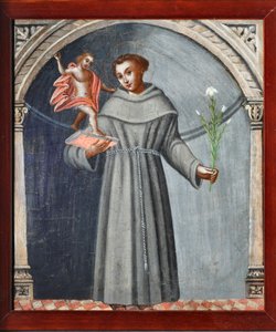 Padua Aziz Anthony ve İsa (Resim by Venetian School