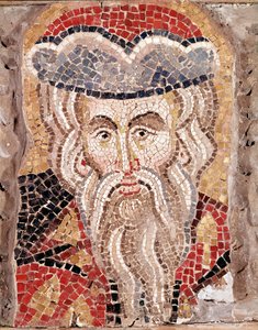 Bir peygamberin başı (mozaik by Veneto Byzantine School