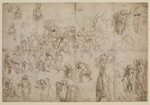 1571 dolaylarında Haç taşıyan İsa için çalışmalar by Veronese