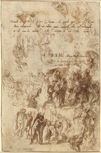 Lazarus ve Diğer Kompozisyonların Yetiştirilmesine Yönelik Çalışmalar [verso] by Veronese
