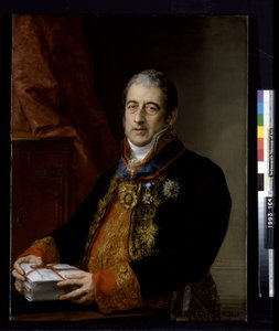 Juan Miguel De Grijalba'nın Portresi (tuval üzerine yağlıboya) by Vicente Lopez y Portana