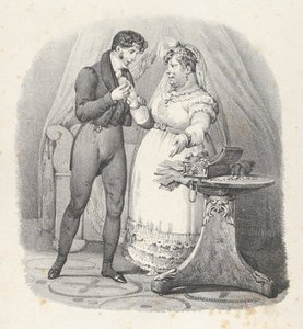 Çatlak. XVII: Bir Son olmalı! Evleniyorum Bitmeli! Evliyim, 1824., by Victor Adam