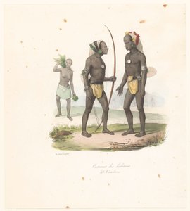 Vanikoro sakinlerinin kıyafetleri Costumes des habitans de Vanikoro (nesne üzerindeki başlık) Astrolabe'nin Keşfi (dizi başlığı) Voyage de découvertes de l'Astrolabe (dizi başlığı) by Victor Adam