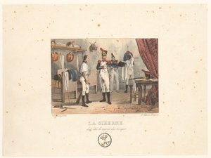 memur patronları koyar Kese, askerin aynası olmalıdır (nesne üzerindeki başlık) Askeri sahneler (dizi adı) Askeri sahneler (dizi adı) by Victor Adam