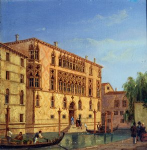 Palazzo Giovanelli, 19. yüzyıl by Victor Adam