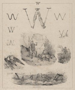 W harfi: Washington, Wagram, Waterloo, 1833. by Victor Adam