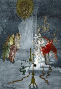 Antik Yunanistan: "Antik Yunanistan'da Apollon Tapınağı'ndaki rahibe Pythia'nın temsili" Louis Figuier'in "The Mysteres of Science" adlı gravürü, Özel Koleksiyon