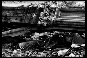 Ağustos 1971'de Paris'teki merkez pazarın yıkılması(s/b fotoğraf)
