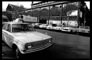 Les halles de Paris, Ağustos 1971 yıkımından hemen önce (s/b fotoğraf)