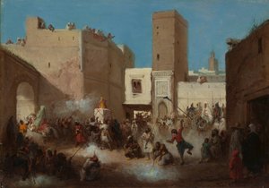 Düğün Alayı. by Victor Eeckhout