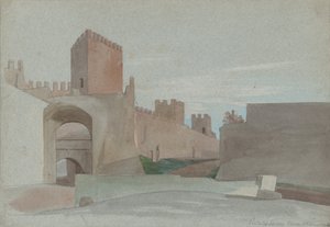 Porta San Lorenzo, Roma by Victor François Eloi Biennourry