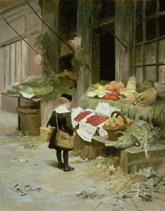 Pazardaki Küçük Çocuk