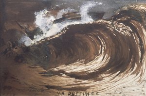 Kaderim, 1857 (kalem ve mürekkep, yıkama ve guaj) by Victor Hugo