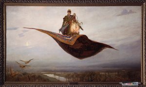 Uçan Halıya Binmek - Viktor Mikhaylovich Vasnetsov