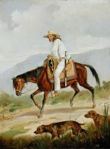 Köpeklerin Yürüyüşü (tuval üzerine yağlı boya) by Victor Patricio de Landaluze