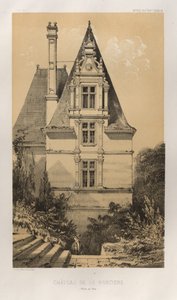 15. Yüzyılın Pitoresk Mimarisi veya Anıtları. ve XVI. Yüzyıllar: XV ve XVI Yüzyılların Chateaux De France: Levha 37, Château De La Ranciere (Maine et Loire) by Victor Petit