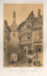 15. Yüzyılın Pitoresk Mimarisi veya Anıtları. ve XVI. Yüzyıllar: XV ve XVI Yüzyılların Chateaux De France: Levha 5, Bourbon-Lancy