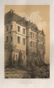 ...lütfen. 35, Chateau De Mello Oise, 1860. by Victor Petit