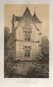 ...lütfen. 55, Eski Château Dérival Aisne, 1860. by Victor Petit