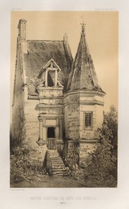 ...lütfen. 86, Eski Gisy-Les-Nobles Yonne Kalesi, 1860.