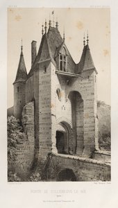 ...lütfen. 95, Porte de Villeneuve-Le-Roi Yonne, 1860. by Victor Petit