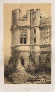 ...lütfen. 99, Eski Belin Sarthe Kalesi, 1860.