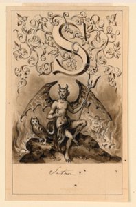 Bir astarın S harfi için tasarım: Şeytan by Victor Vincent Adam